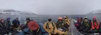 In boat near Ringvassoy Island