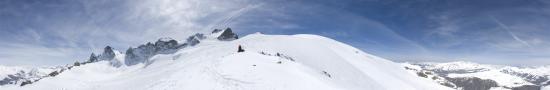 Sur le glacier de la Girose