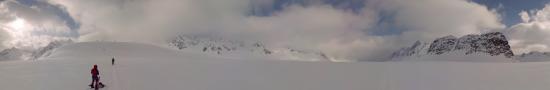 Sur le glacier de Strupbreen