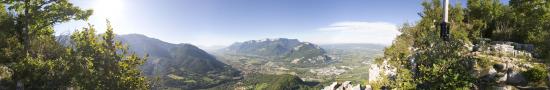 Vue de la valée de l'Isère depuis Roche Brune