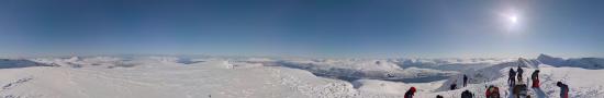 At the summit of Soltidan, 1005 m